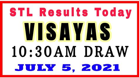 stl visayas results today